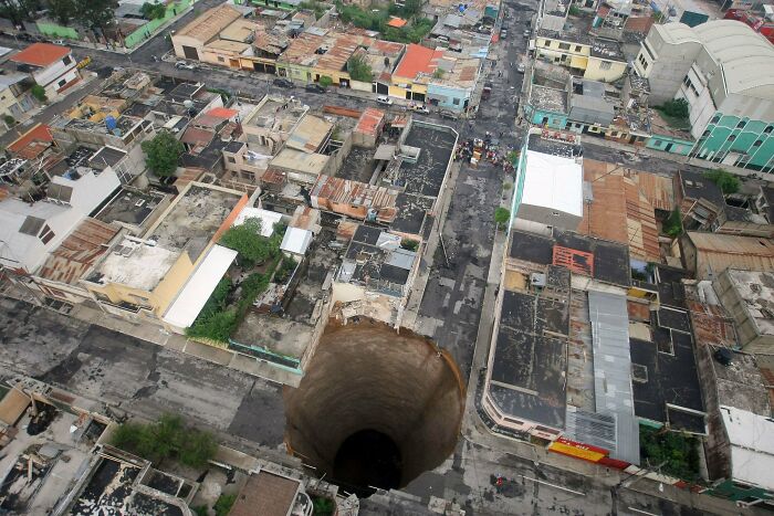 This Sinkhole In Guatemala City