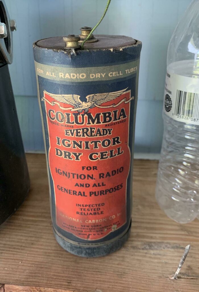 Remodeling My 1918 Home And Found This Battery In The Wall