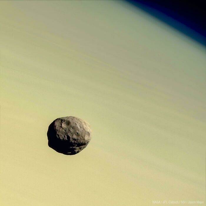 Saturn’s 200-Km-Wide Moon Janus, Imaged By Cassini On September 25, 2006