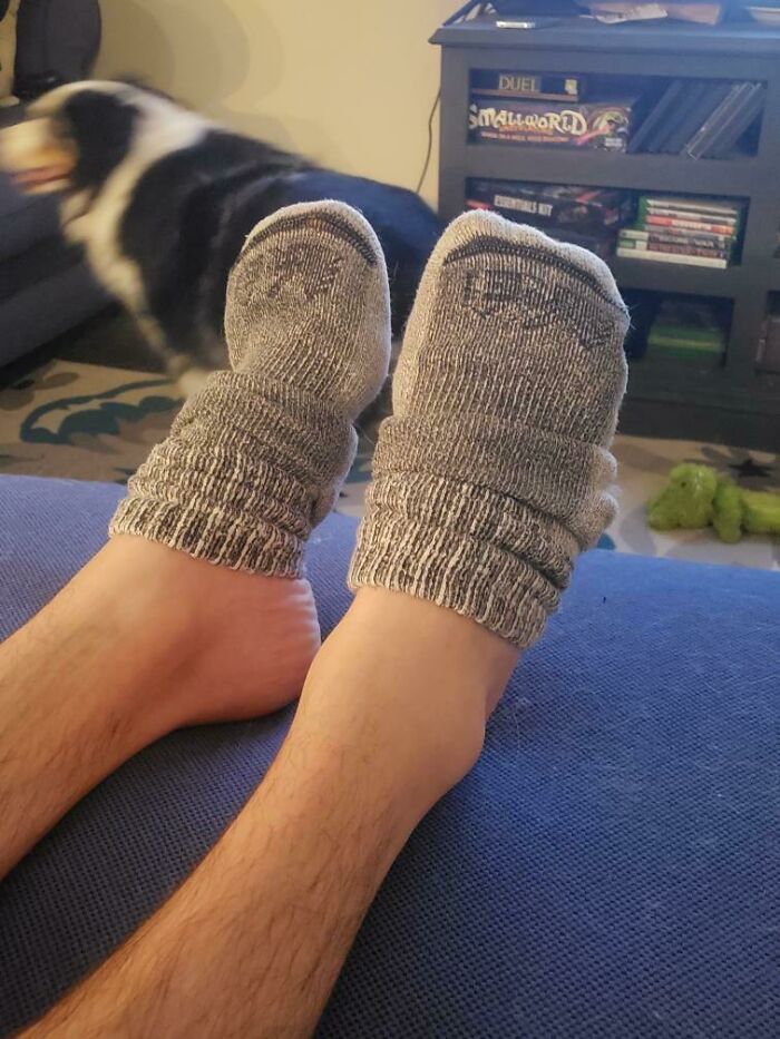 The Way My Boyfriend Wears Socks Around The House