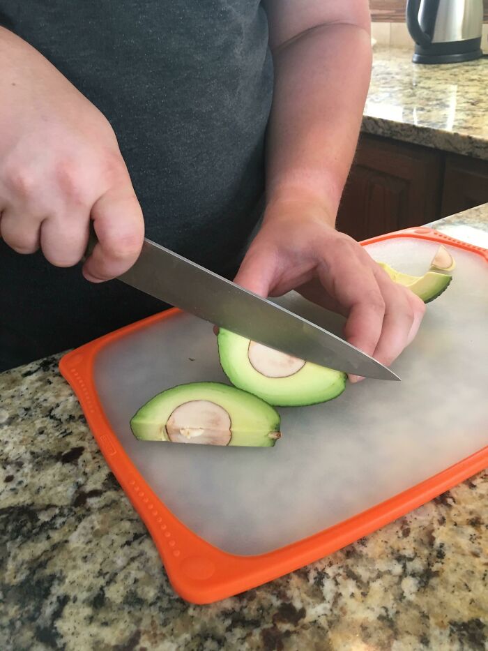 The Way My Boyfriend Sliced This Avocado