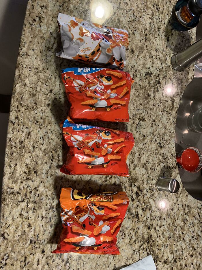 My Mom’s Boyfriend Never Finishes A Bag Of Cheetos