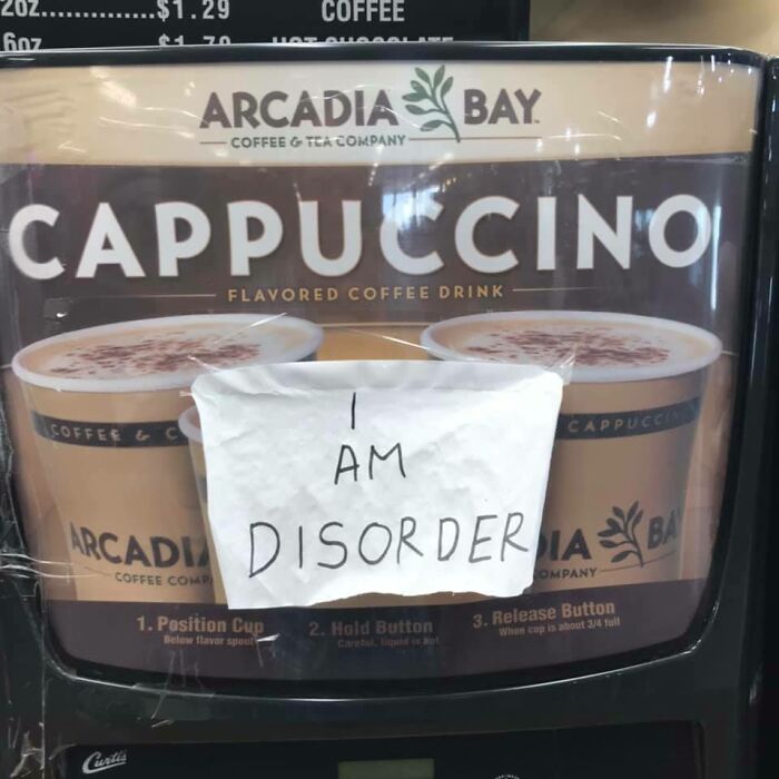 Me Too Broken Coffee Machine, Me Too....