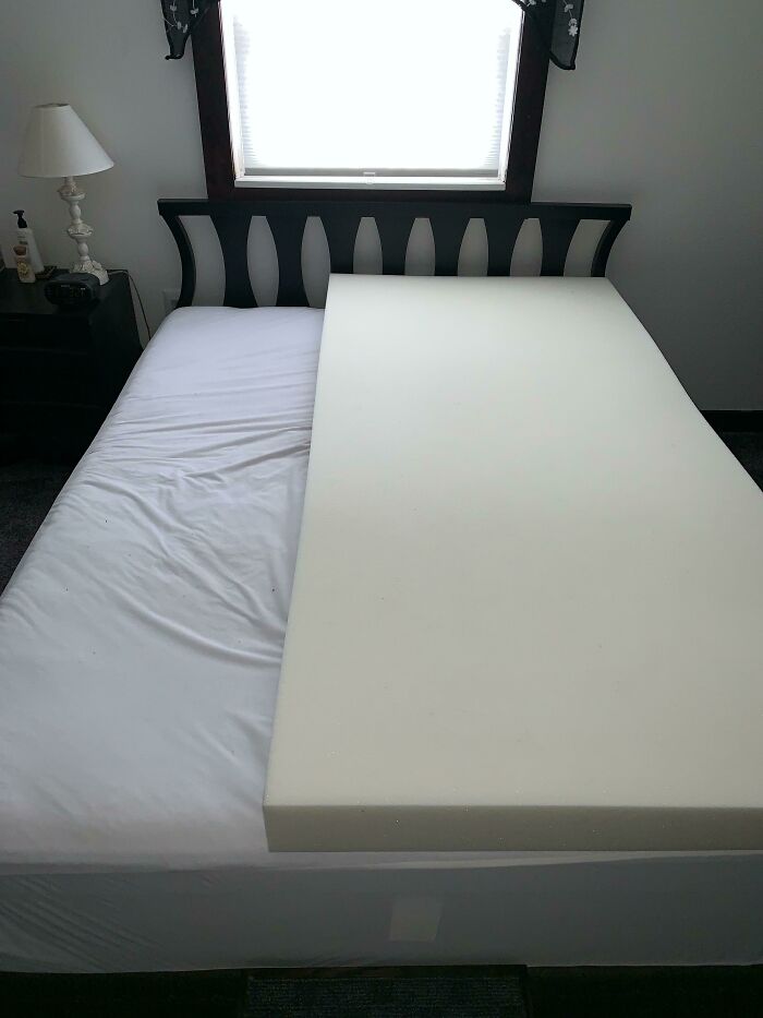 My Husband Bought Memory Foam For “His Side Of The Bed”