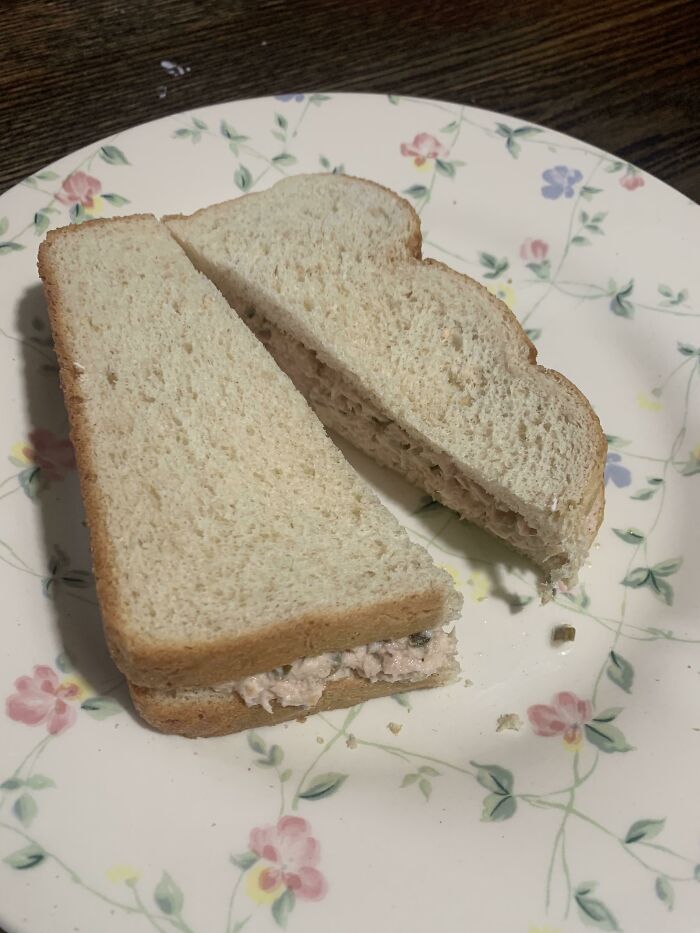 The Real Strain Of Quarantine Is Having To See Daily How My Husband Cuts His Sandwich