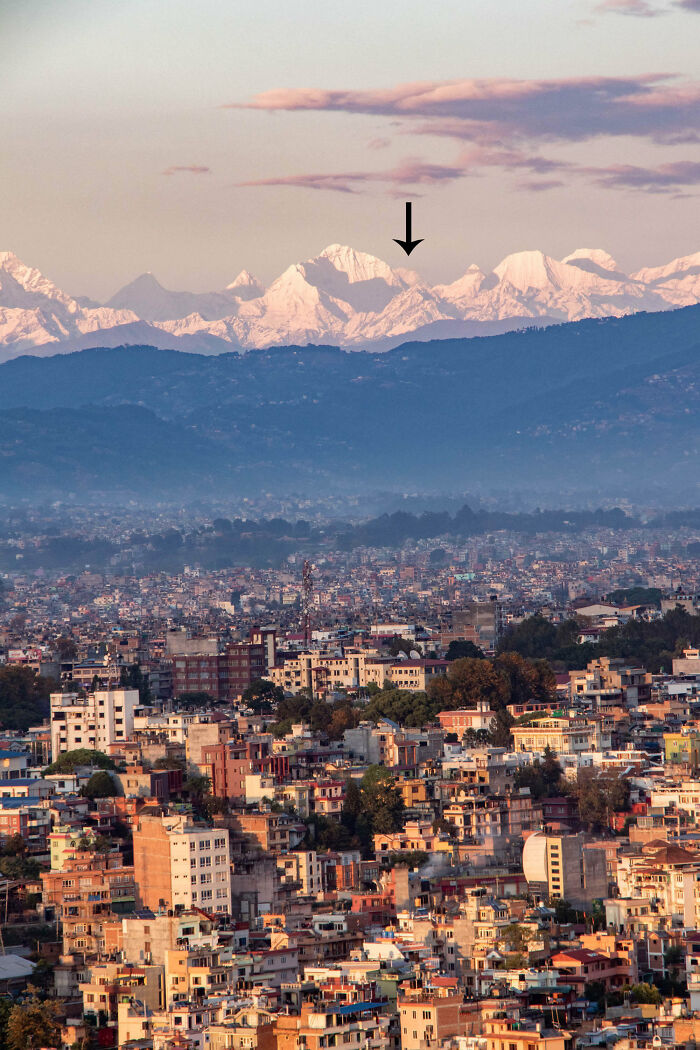 Covid19 Lockdown Has Cleaned The Air Over Nepal, So Much So That For The First Time In Many Years, Mt. Everest Can Be Seen Again From Kathmandu Valley (200km Away)