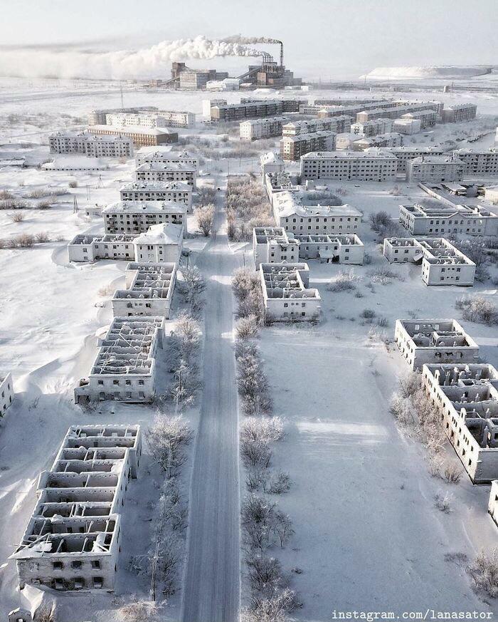 Vorkuta, Russia. The Coldest City In Europe (Lowest Temperature Ever Recorded At -52 C)