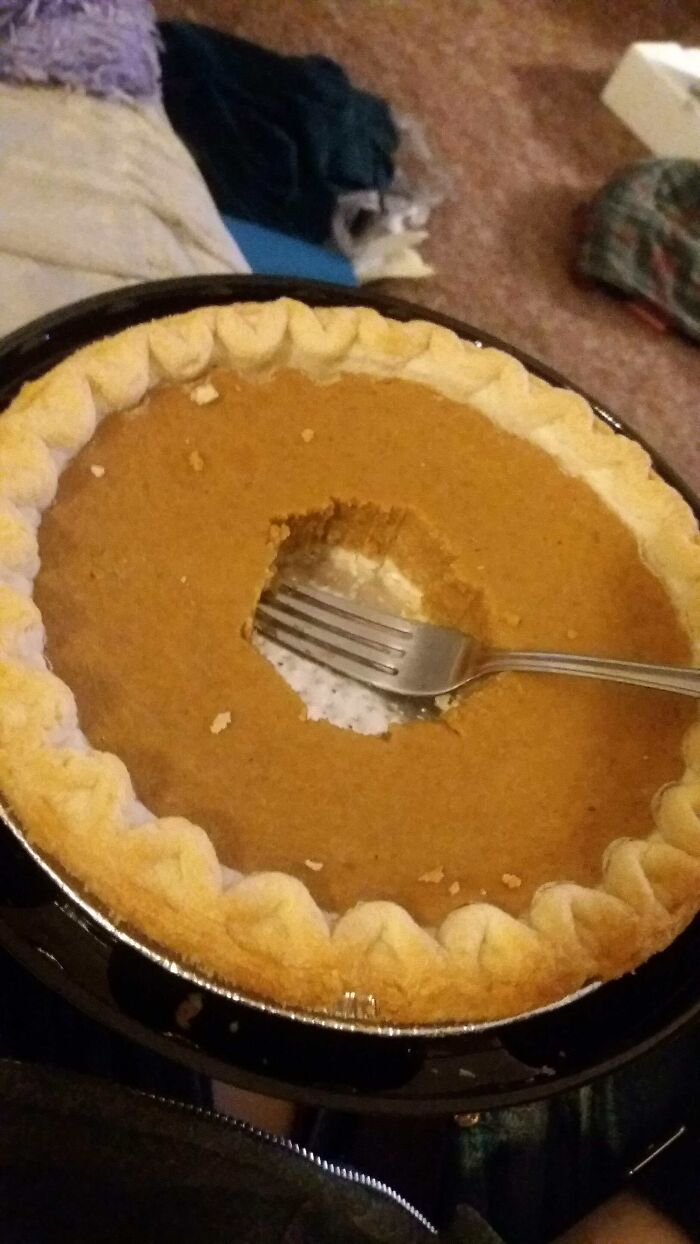 The Way My Boyfriend Is Eating This Pie
