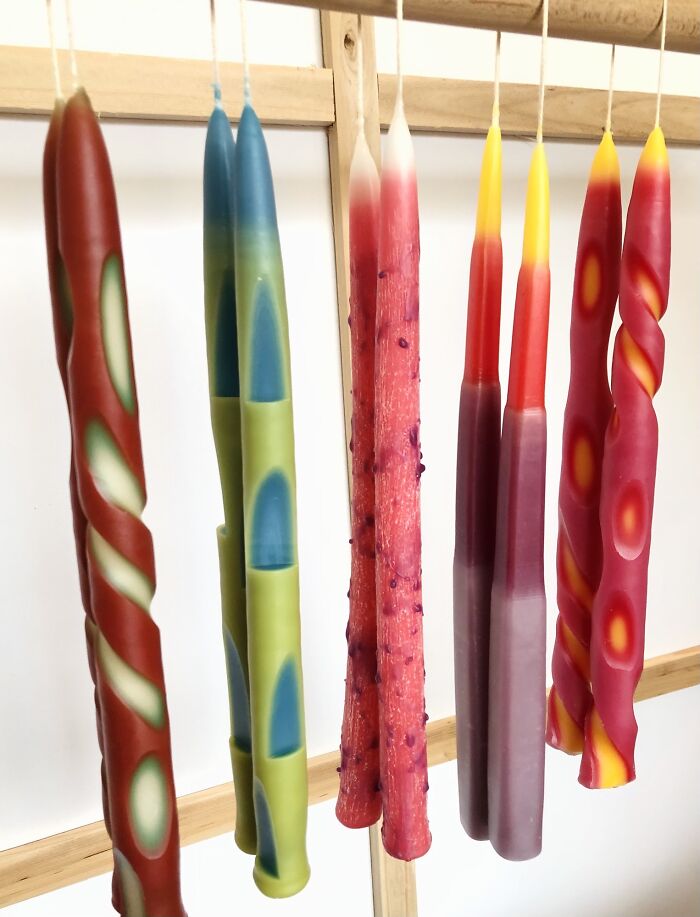 Some Of The Candles My Girlfriend Recently Made. What Do You Think?