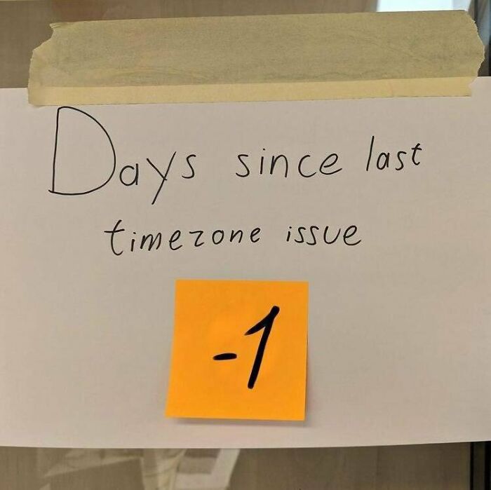 Days Since Last Timezone Issue