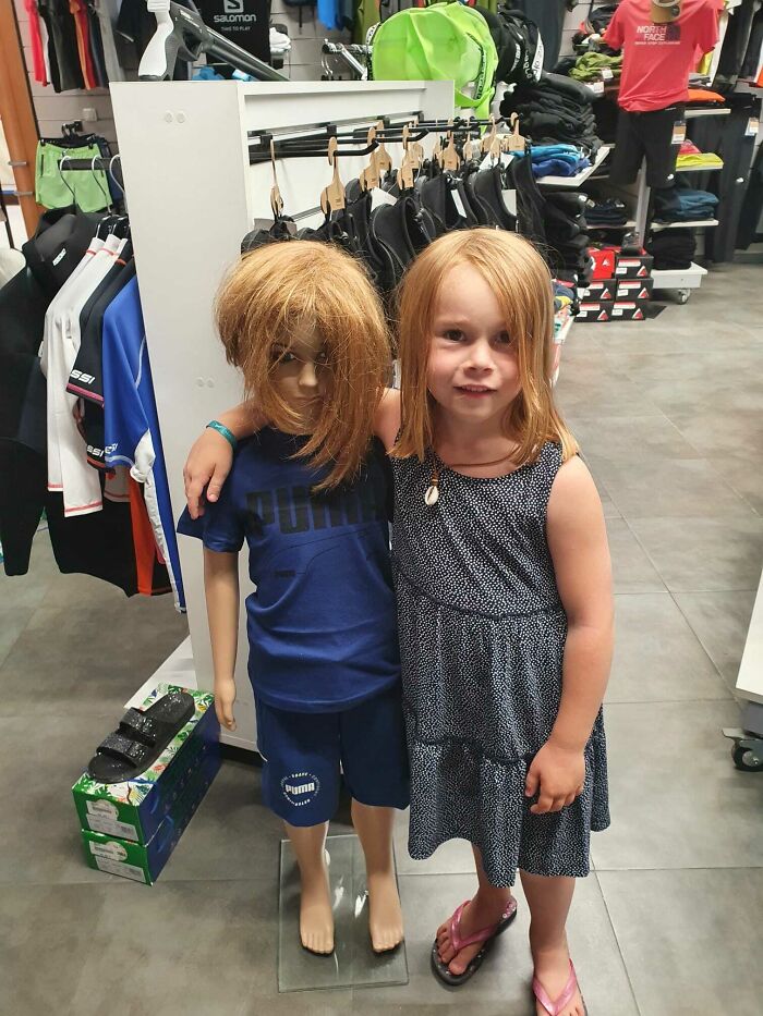 Went Shopping And My Daughter Found Her Doppelganger