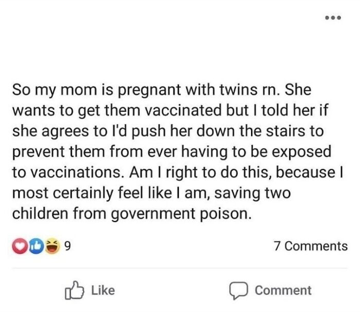 Insane Daughter Wants To Commit Murder To "Save" Her Siblings From Vaccines