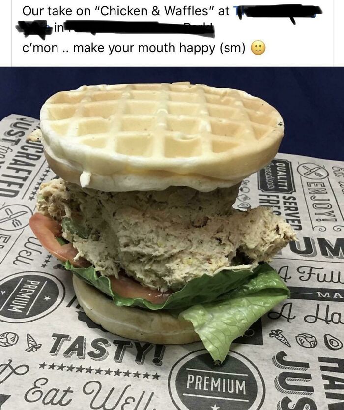 Thanks, Now I Can’t Eat Chicken And Waffles Without Seeing This Shit