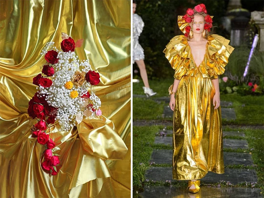 Artist Performs Floral Interpretations Of Great Works Of Art