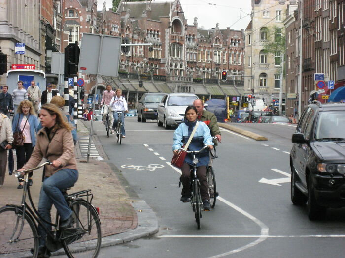 No Walking On Bike Lanes In Amsterdam