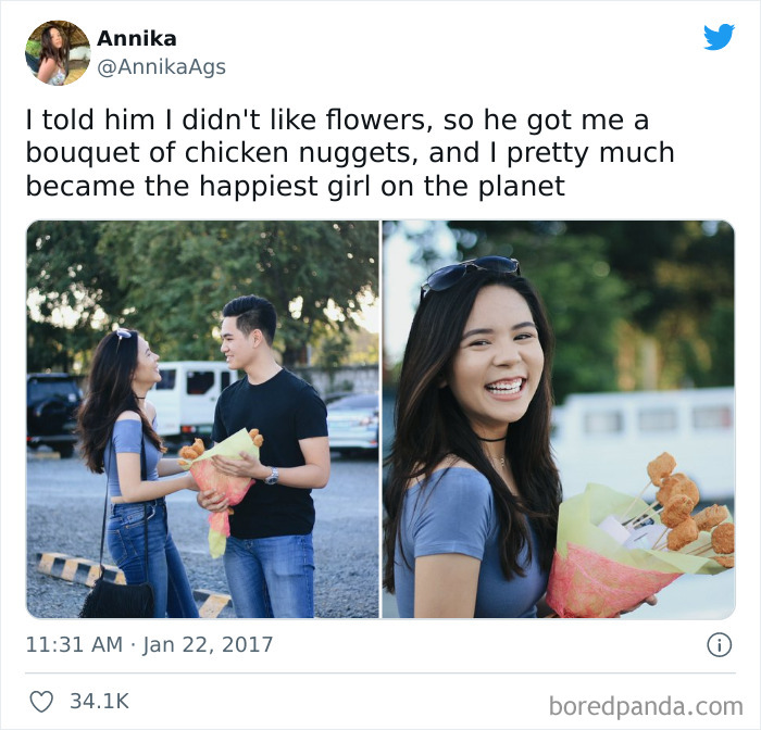 A Bouquet Of Chicken Nuggets