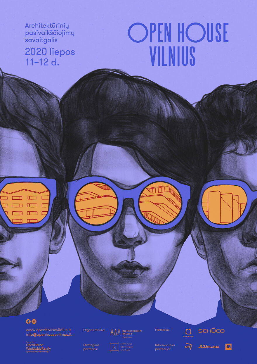 The Poster For “Open House Vilnius” 2020