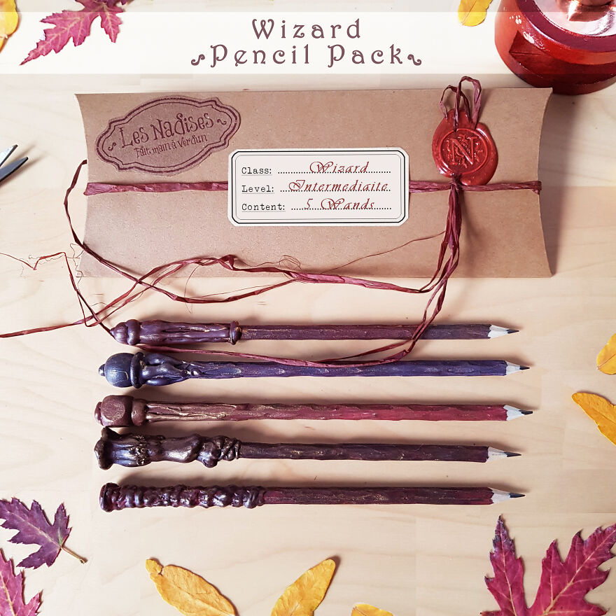 I Restarted From Scratch To Make Wand Pencils, Notebooks And Journals For Wizards