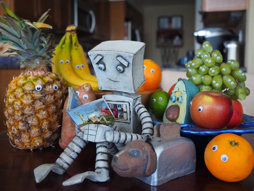 I Use My Ceramic Robot Sculptures To Tell Longer Narratives About Kindness, And What It Really Means To Be Super.