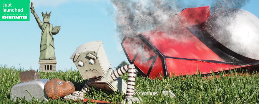 I Use My Ceramic Robot Sculptures To Tell Longer Narratives About Kindness, And What It Really Means To Be Super.