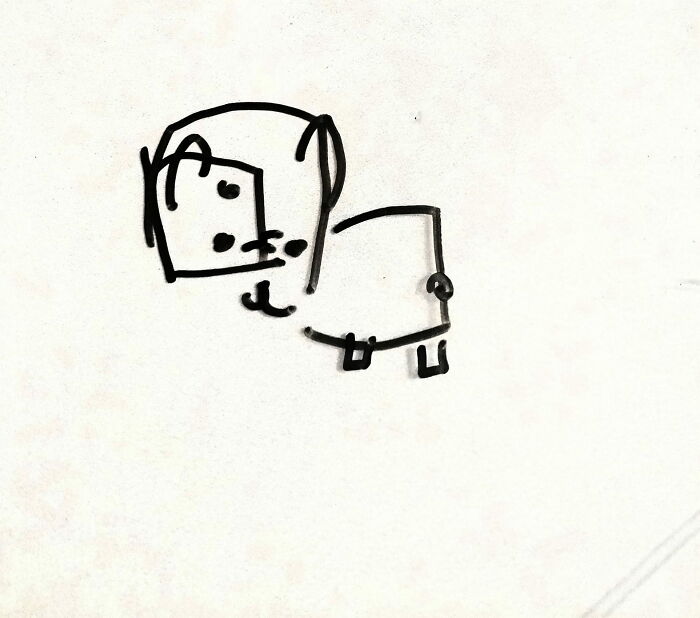 Abstract French Bulldog