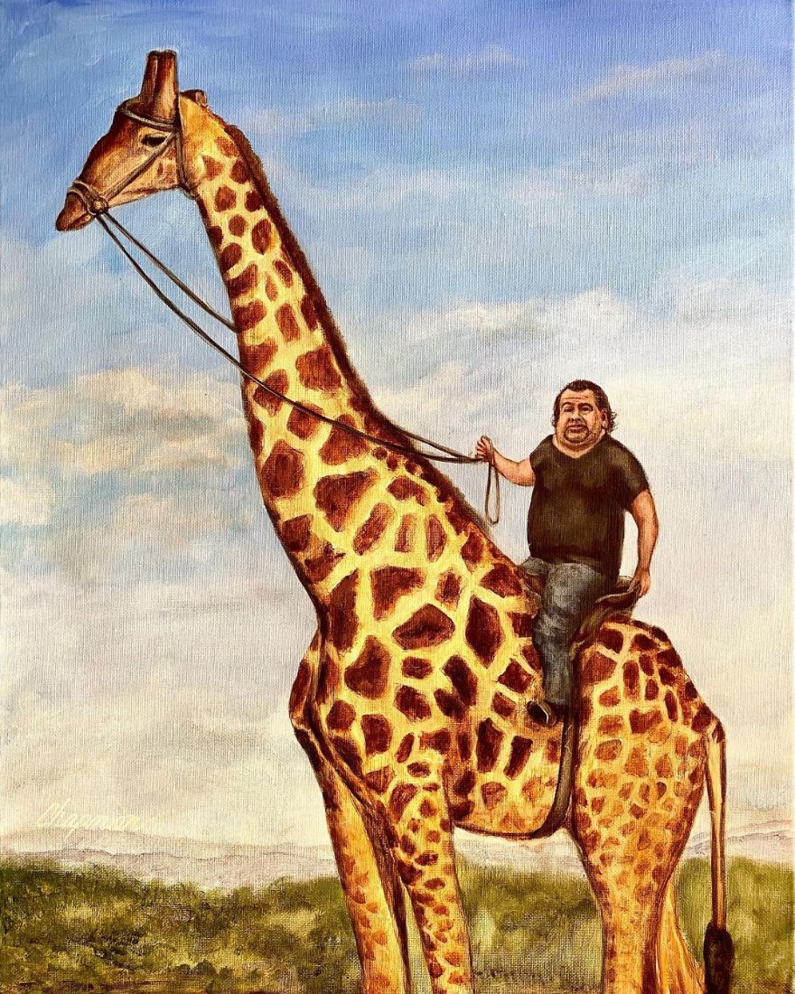 Artist Does Trolling Pop Culture Characters In His Paintings