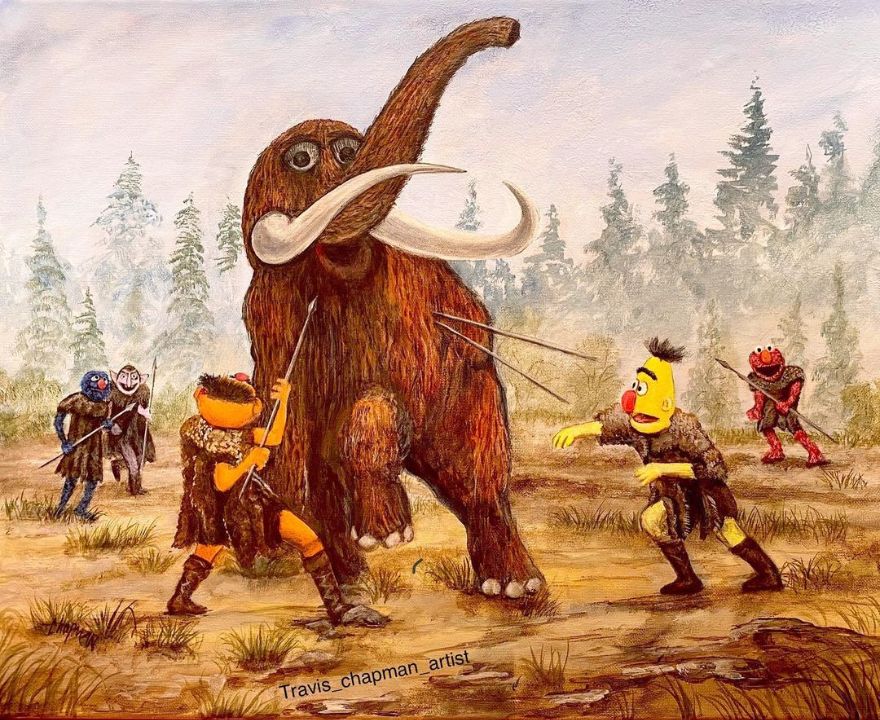 Artist Does Trolling Pop Culture Characters In His Paintings