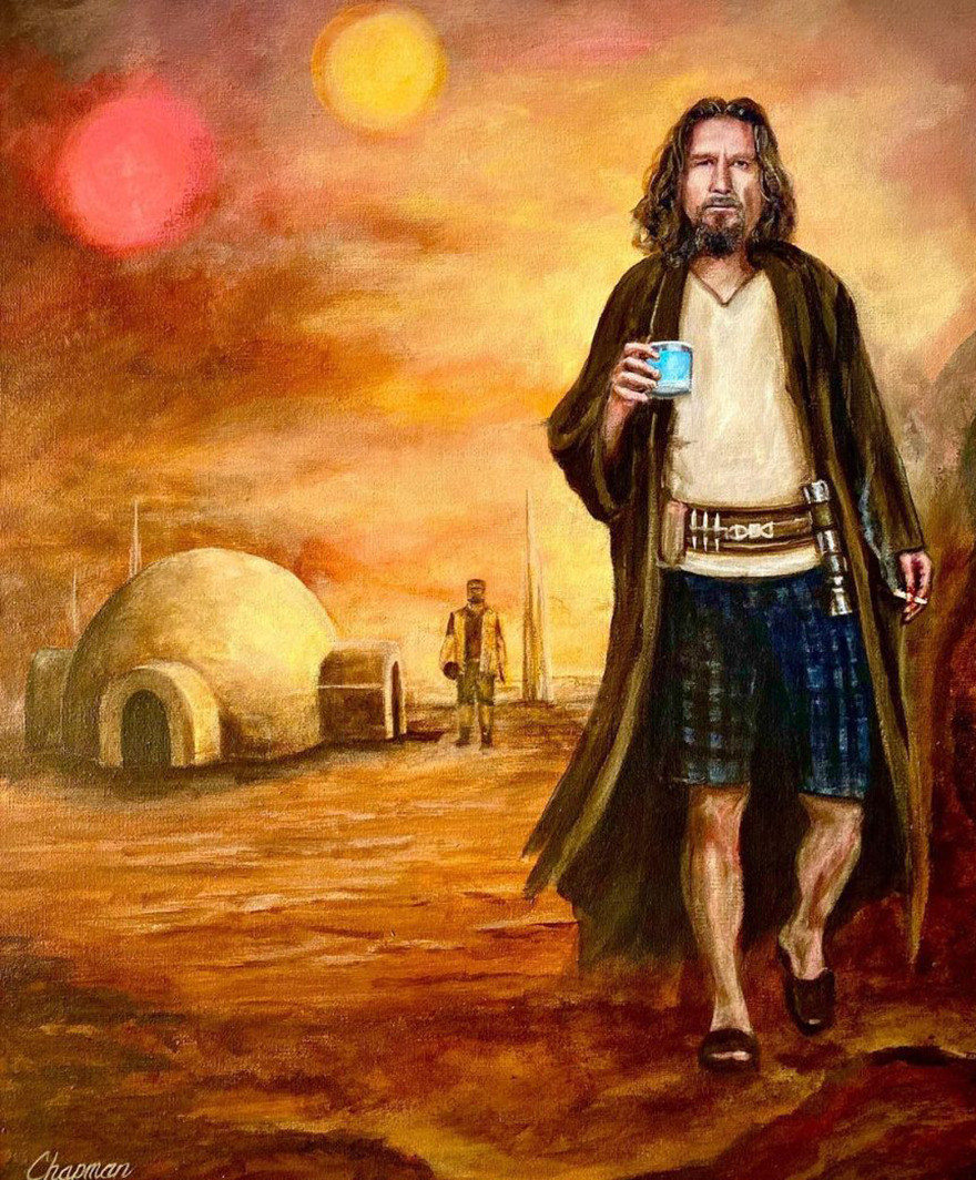 Artist Does Trolling Pop Culture Characters In His Paintings