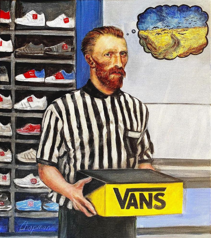 Artist Does Trolling Pop Culture Characters In His Paintings