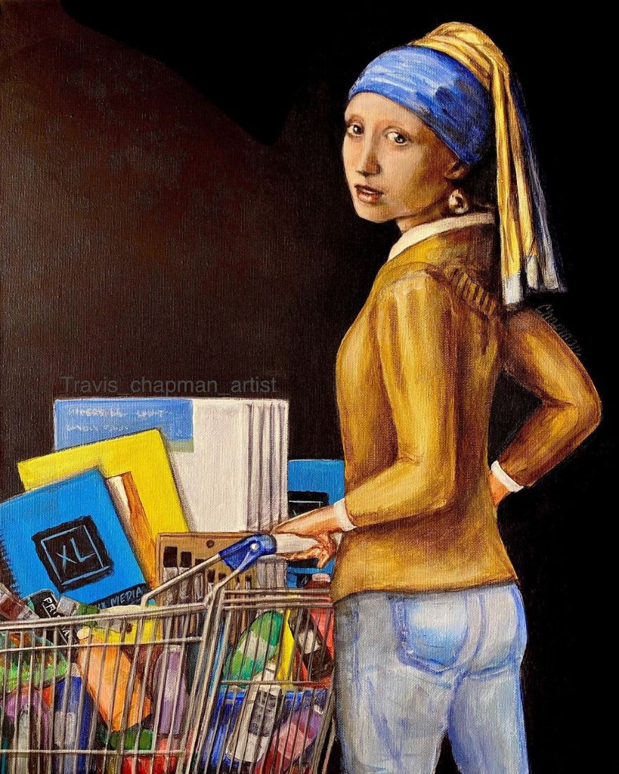 Artist Does Trolling Pop Culture Characters In His Paintings