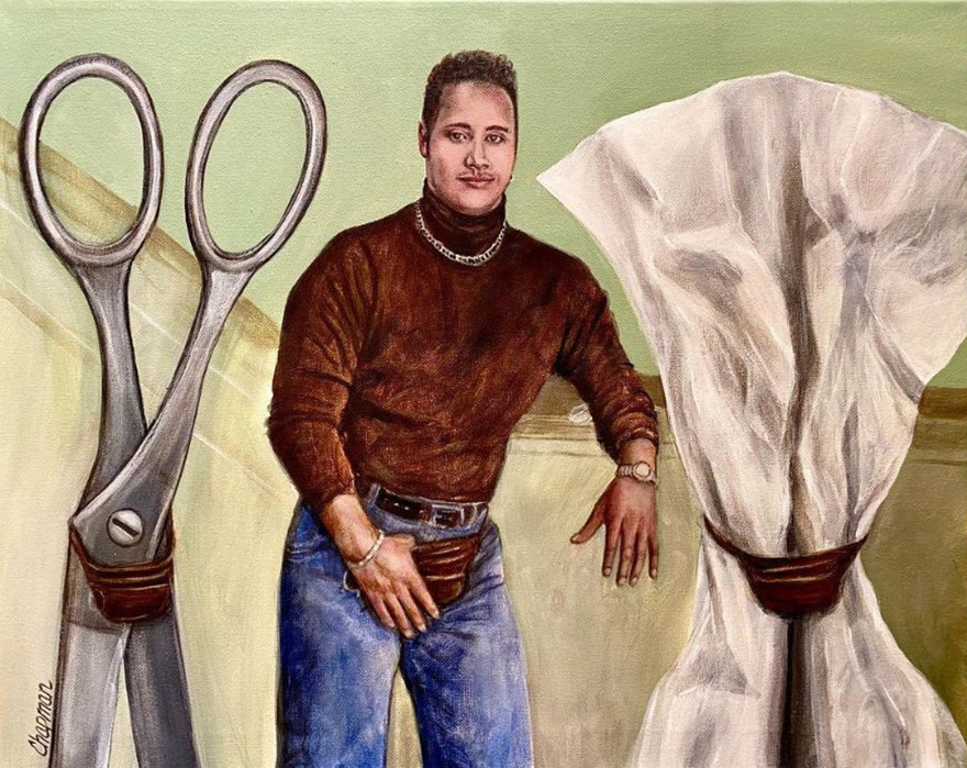 Artist Does Trolling Pop Culture Characters In His Paintings