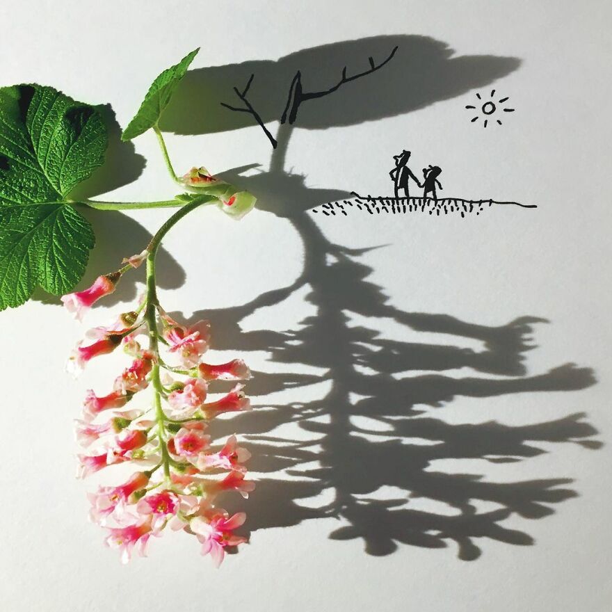 Artist Transforms Shadows Of Everyday Objects Into Incredible Images