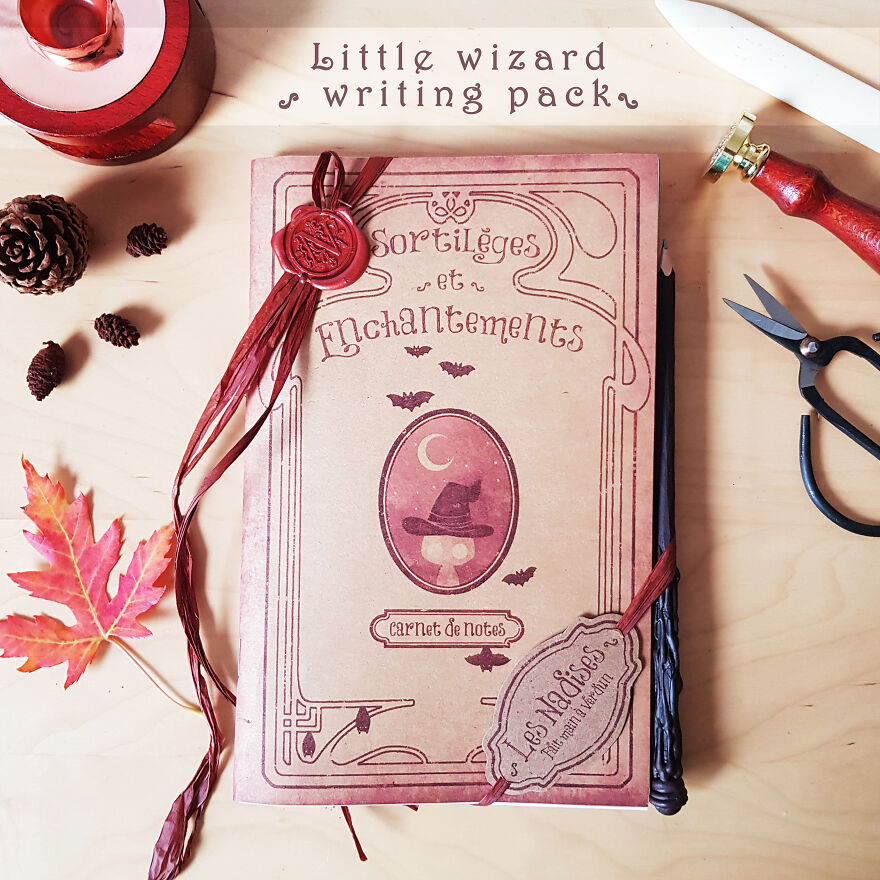I Restarted From Scratch To Make Wand Pencils, Notebooks And Journals For Wizards