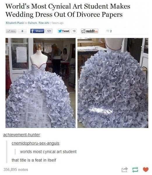 That’s A Lot Of Divorce Papers Right There...