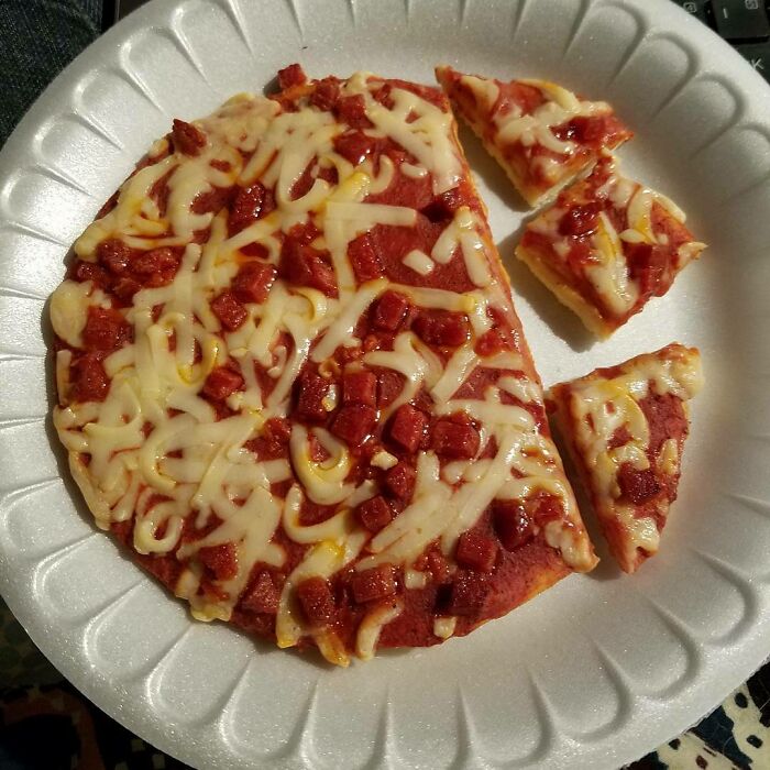 I Asked Him To Cut The Pizza Into 4 Pieces This Is What I Got