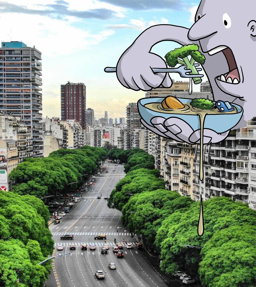 Brazilian Artist Makes 'Fun Invasion' On Instagram Photos (New Pics)