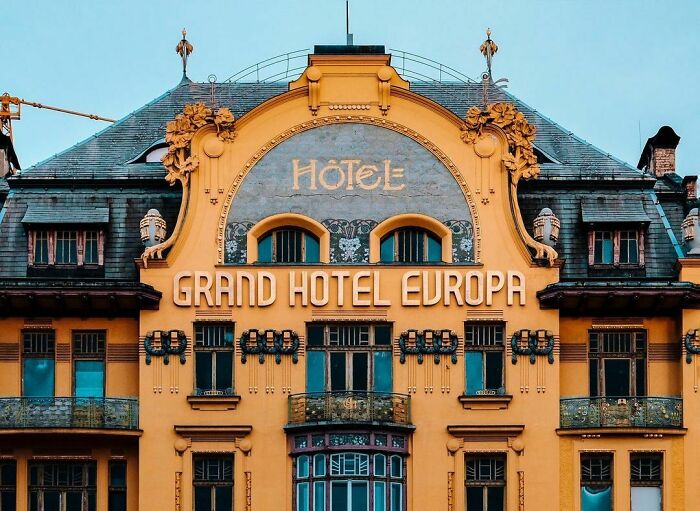 Grand Hotel Evropa, Prague, Czech Republic C. 1872