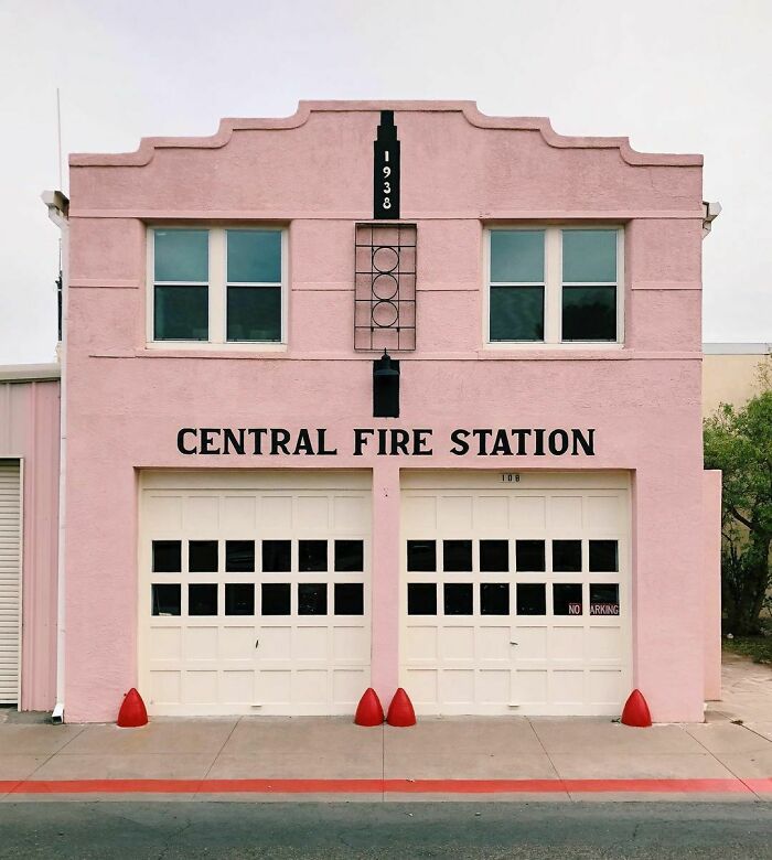 Central Fire Station. Marfa, Texas C. 1938
