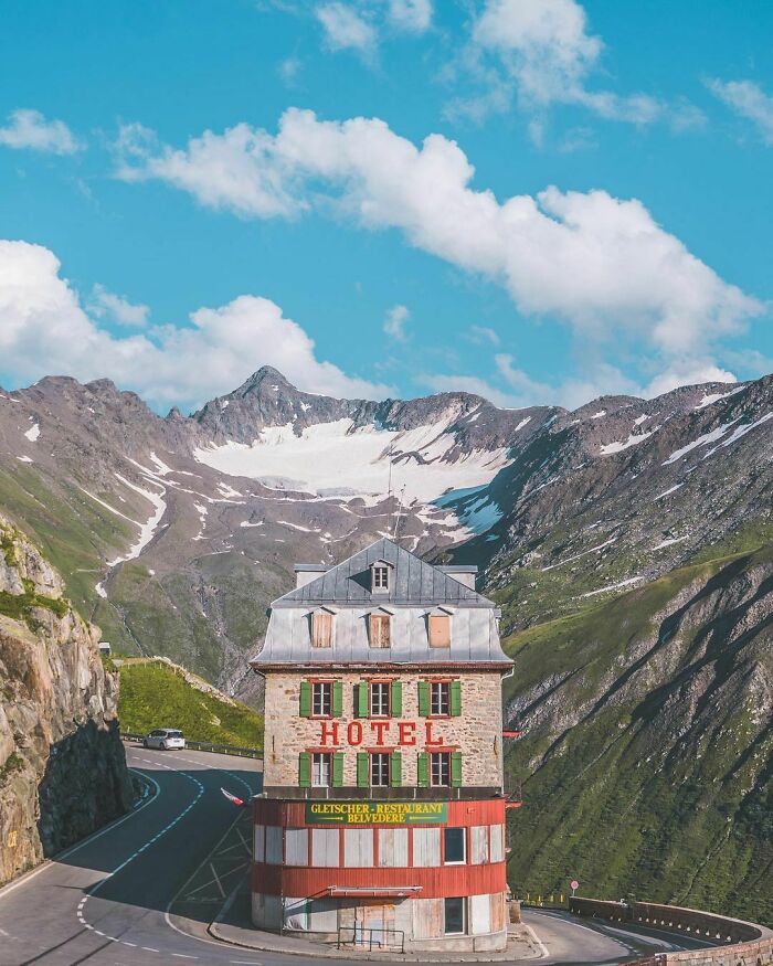 Hotel Belvédère Furka Pass, Suiza C. 1882