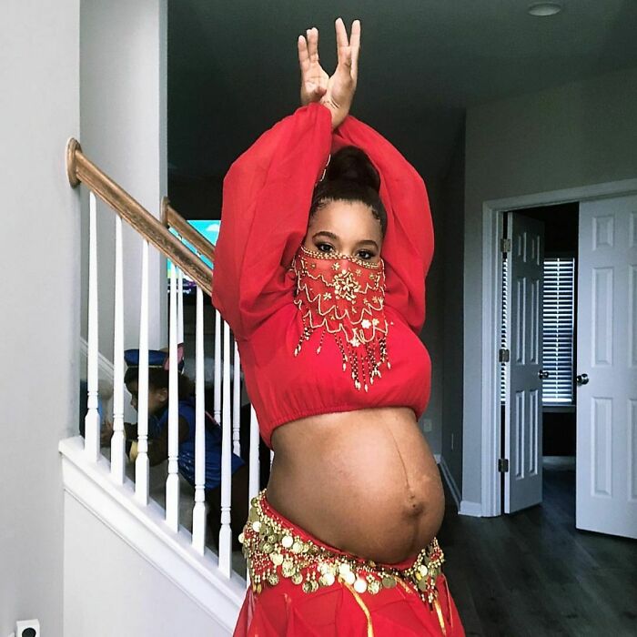 When Your Belly Dancer Comes Out With A Little Too Much Belly