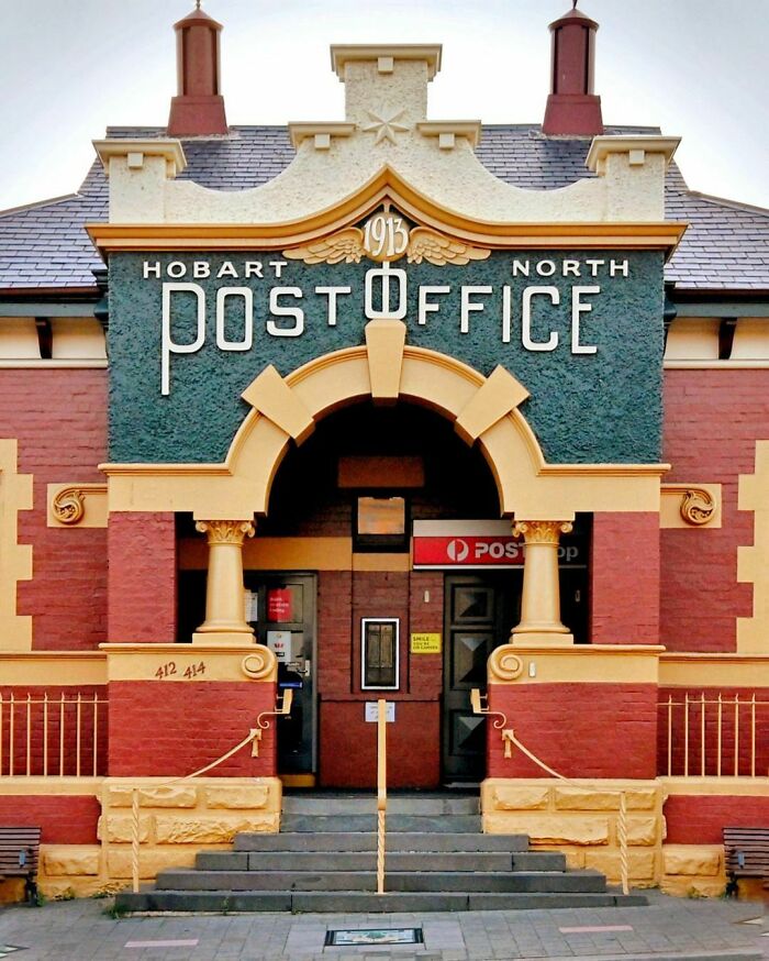 Oficina de Correos de North Hobart Tasmania, Australia Est. 1913