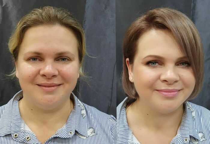 A Makeup Artist And Hairstylist Post 30 Before-And-After Shots Of Clients Who Told Them To "Do Something" (New Pics)