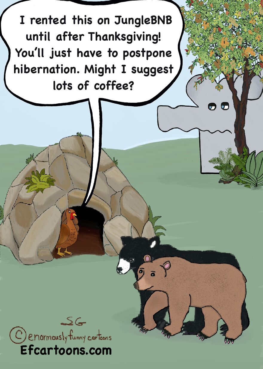 Happy Thanksgiving From Enormously Funny Cartoons!