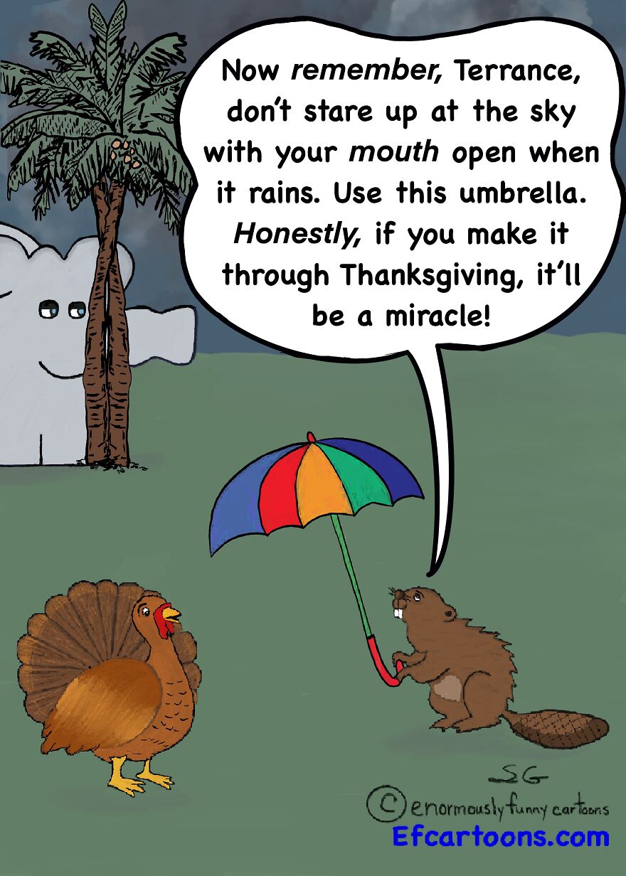 Happy Thanksgiving From Enormously Funny Cartoons!