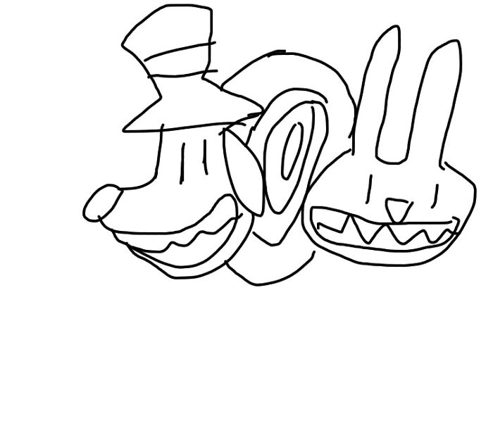Crappy Sam And Max Drawing