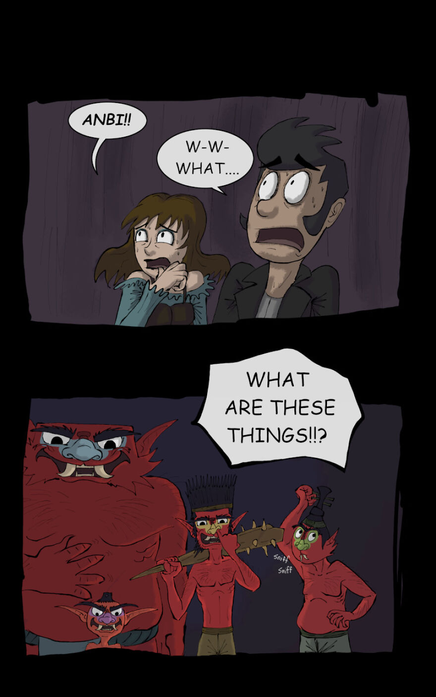 Here Is Part 2 Of Episode 1 Of My Webtoon, Owl-Light Bridge!