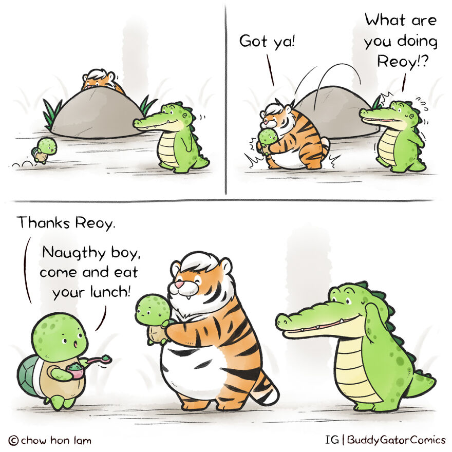 Here Are My 28 Most Recent Buddy Gator Comics To Continue Spreading The Positive Vibes.