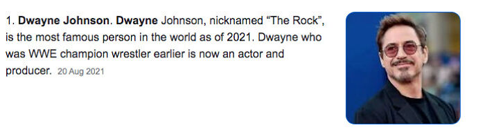 Ummm... That Is Not 'The Rock'...