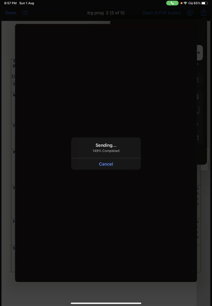 Seems My iPad Is Sending The File To An Alternate Dimension...