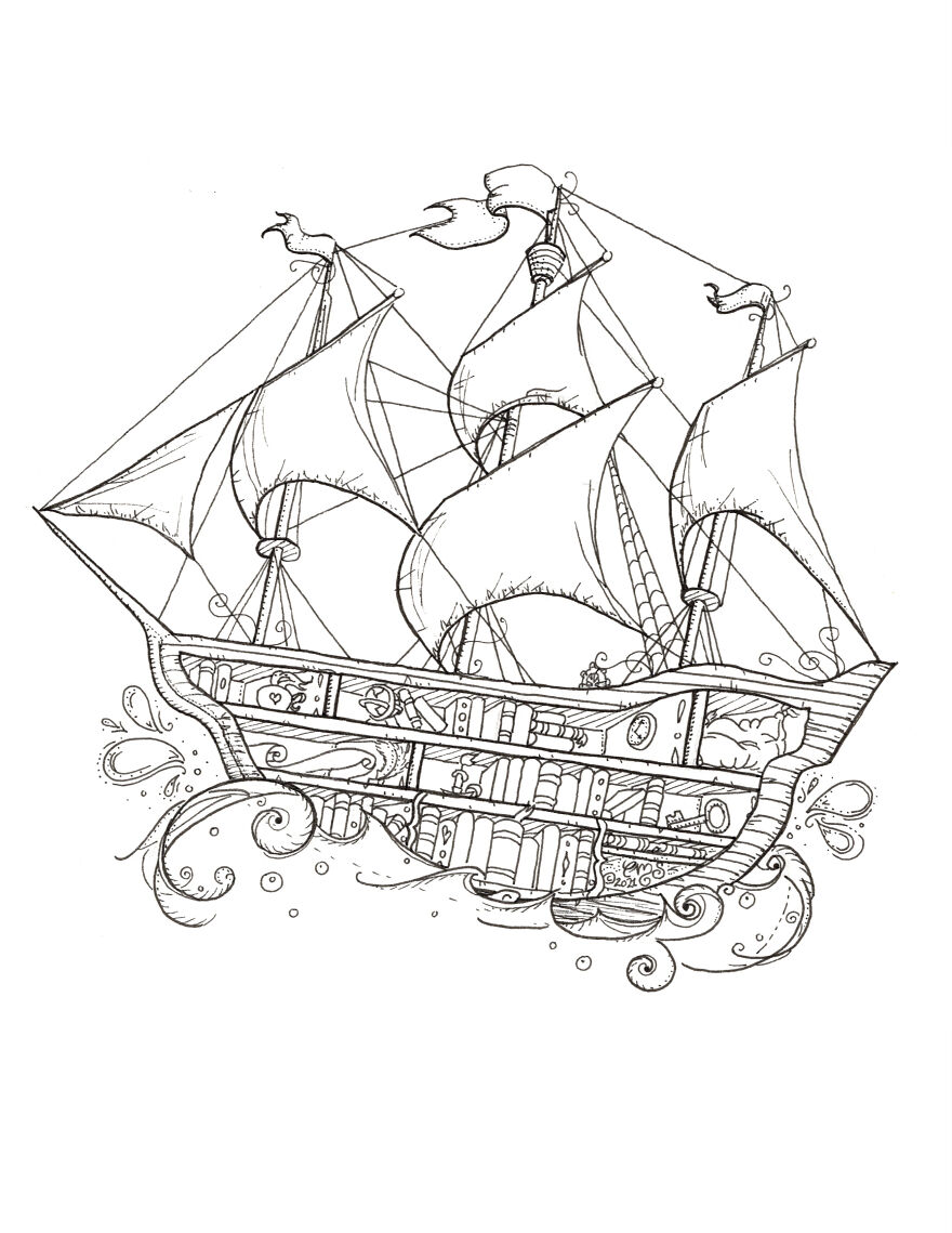 I Drew 41 Illustrations Over 2 Years For My Self-Published Coloring Book. Now I Can't Quit Doodling! (12+ Pictures) I Drew 41 Illustrations Over 2 Years For My Self-Published Coloring Book. Now I Can't Quit Doodling! (12+ Pictures)